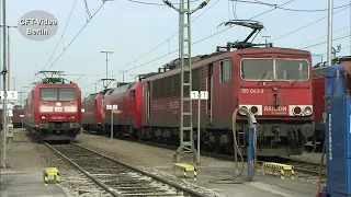 Einst Heimat für die 155  -- das DB-Cargo Werk Mannheim