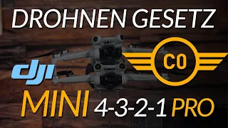 EU Drohnenverordnung & Gesetz: DJI MINI 4 3 2 1 PRO und Drohnenklasse C0 / unter 250g [ 2024 ]