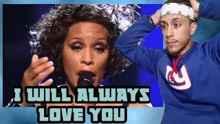 Whitney Houston sings "I will always love you" LIVE *REACTION*