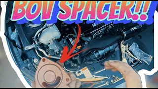 10th Gen Civic Si BOV spacer installation #drifting #youtube #videos #jdm #fyp