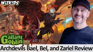 Archdevils: Bael, Bel, and Zariel Minis Review - Icons of the Realms - WizKids Prepainted