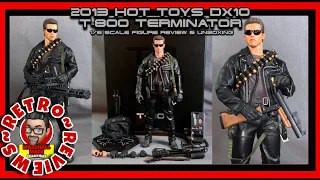 4K Retro Review 2013 Hot Toys DX10 T-800 Terminator 2 1/6 Scale Action Figure Review and Unboxing