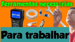 Como ser um instalador de antenas,ferramentas básicas e kit básico