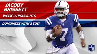 Jacoby Brissett's 3 TD Game vs. Cleveland | Browns vs. Colts | Wk 3 Player Highlights