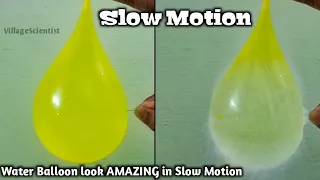 Water Balloon Look AMAZING in Slow Motion ! / Look Amazing / Popping Water Balloon in Slow Motion 😱