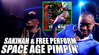 Sakinah & Free perform Space Age Pimpin' by 8Ball & MJG