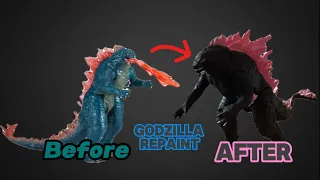 I Repainted a #godzilla figure | Godzilla RePaints #1