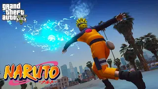 GTA 5 - Naruto Mod | RasenShuriken Attack