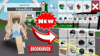 HOW TO USE THE *NEW AVATAR EDITOR* IN BROOKHAVEN 🏡RP ROBLOX 😯🤯