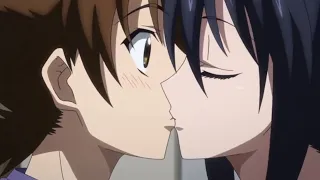 high school dxd born (Dub) | she is supposed to feed me not kiss me