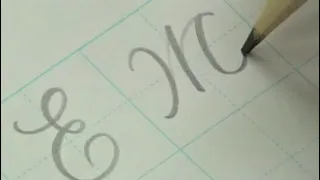 How to write Russian alphabet in cursive with a pencil | Neat and clean handwriting | Calligraphy