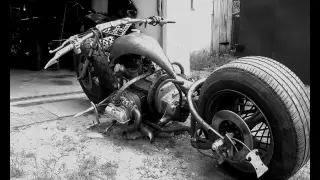 rat rod volksrod motorcycle drag sam