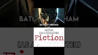 Arkham Batman Vs Fiction | As a Character | #shorts #4k #fyp #dc #dreamworks #edit #anime