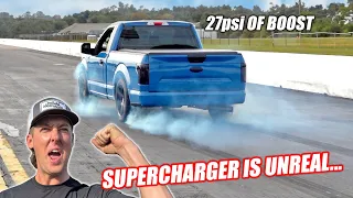 Our Whipple Supercharged F-150 is Complete... IT'S INSANE!!! (HUGE 4wd Burnouts)