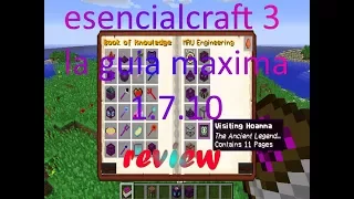 esencialcraft la guia maxima review 1.7.10 parte. 3 primeras utilidades y maquinas con redston