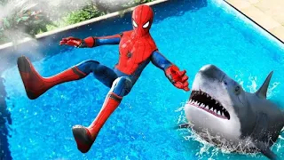 GTA 5 Water Ragdolls | SPIDERMAN Jumps/Fails ep.299 (Funny Moments) | GTA 5 Ragdolls | GTA 5 Falls