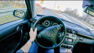 2006 Mercedes-Benz C Class 150 HP | POV Test Drive #737 Joe Black