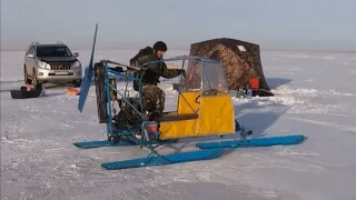 Аэросани Двигатель Буран! Дядя Витя золотые руки!