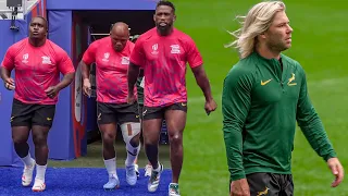 Springboks' Captain's run ahead of the Ireland Clash at the Rugby World Cup