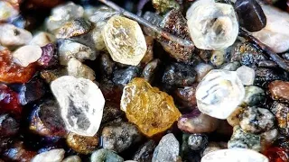 Como encontrar diamantes pedra preciosa e vender pedras comuns de rios e  barranco