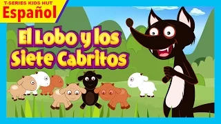 El Lobo y los Siete Cabritos - historias español | El lobo y la historia de siete cabritas completa