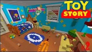 Toy Story Minecraft Mashup #2 Exploring Sid's House!