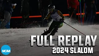 2024 NCAA skiing championship: Slalom full replay