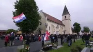 Far-right Croats mark massacre of pro-Nazis in WWII