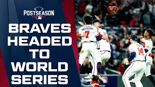 BRAVES WIN THE PENNANT! Atlanta completes the upset, beats the Dodgers to advance to World Series!