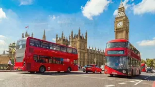 Former National anthem of the UK " God save the Queen " with beautiful photos