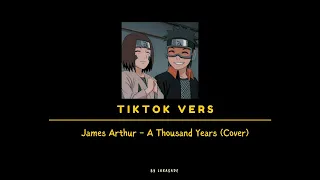 James Arthur - A Thousand Years Cover ( TikTok vers Speed Up | Lyrics ) ost Twilight