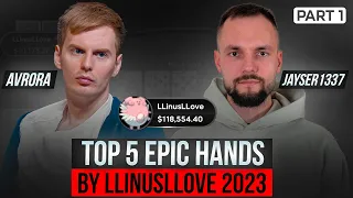 LLinusLLove's Most Epic Hands of 2023 l Part One