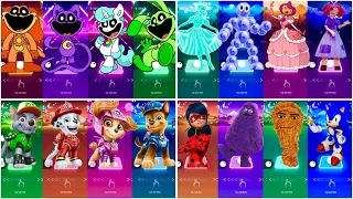 SMILING CRITTERS VS DIGITAL CIRCUS VS PAW PATROL VS ALL Tiles Hop EDM Rush!