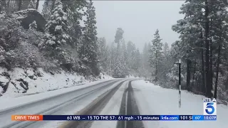 Stretch of I-80 shut down as monster blizzard dumps snow on mountains in California and Nevada