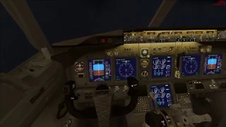 Посадка при плохой видимости в аэропорту Симферополя. FSX. Boeing 737-800(Дефолт)