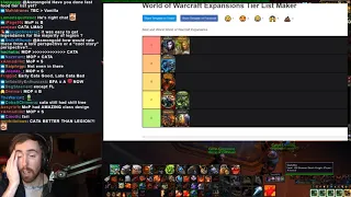 Asmongold rates WoW Expansions