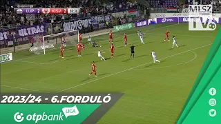 Újpest FC – Kisvárda Master Good | 3-2 | (1-1) | OTP Bank Liga | 6. forduló | MLSZTV