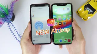 NEW Airdrop iOS 17 - How to USE Airdrop