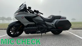 Mic Test 1 - Honda Goldwing