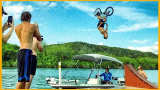 BMX Lake Jump in TEXAS