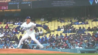 Yoshinobu Yamamoto 96 MPH Slow Motion Windup Pitching Mechanics (3rd Base Side View)