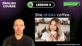 Learn English 🟢 Level 1 Lesson 6 🟢 I drink coffee - She drinks milk