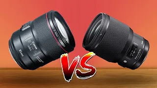 Canon 85mm F/1.4L IS Vs Sigma 85mm F/1.4 Art Lens Shootout /// What's the Best Prime Lens?