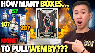 I opened TONS of the new PRIZM boxes until I pulled VICTOR WEMBANYAMA (BOOM)! 🤯🔥