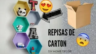 اصنعي أشياء رائعة لك و لغرفتك فقط بالكرتون 💖 DIY ROOM DECOR LIFE HACKS