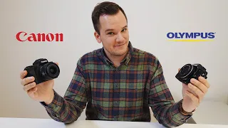 CANON EOS M50 vs. Olympus OM-D E-M10 IV | Das Duell der Einsteiger-Kameras
