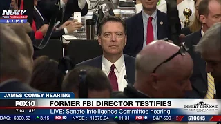 FULL HEARING: James Comey TESTIMONY at Senate Intelligence Committee Hearing (FNN)