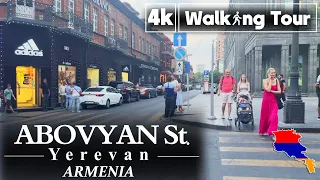 Abovyan St, Yerevan, Armenia 🇦🇲 Walking Tour (4K UHD 60fps)