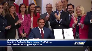 Gov. Ron DeSantis signs law combatting human trafficking, raising age for strippers