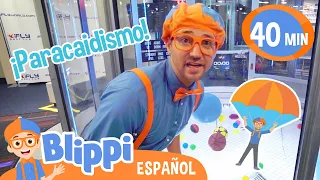 Blippi se va a hacer paracaidismo! | Blippi Español | Videos educativos para niños | Aprende y Juega